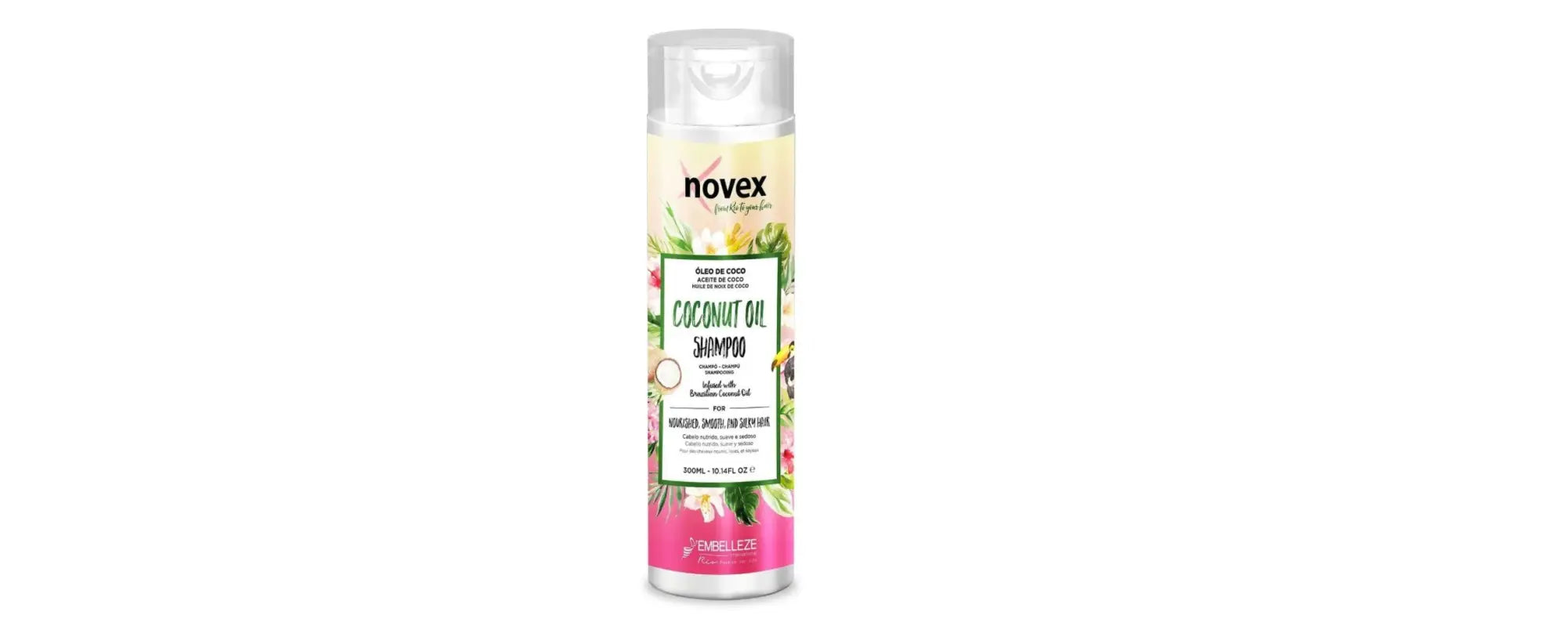 Coconut Öl Shampoo Flasche aus der Novex Shampoo Kollektion
