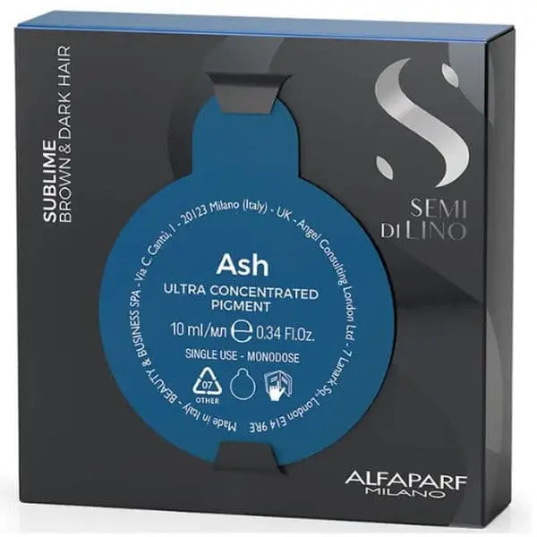 Haarpigmentbox für Alfaparf Milano Semi di Lino Sublime Pigments Color Ash .1