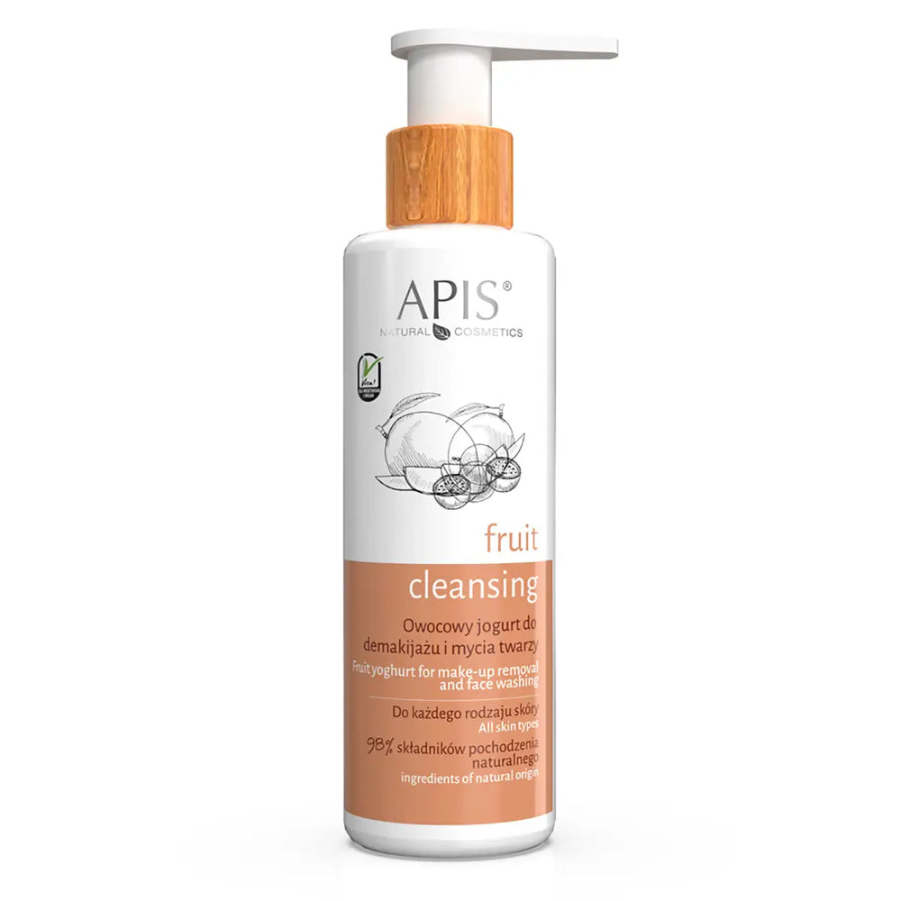Apis Fruchtjoghurt zum Abschminken und Waschen des Gesichts 150 ml - Gesichtspflege