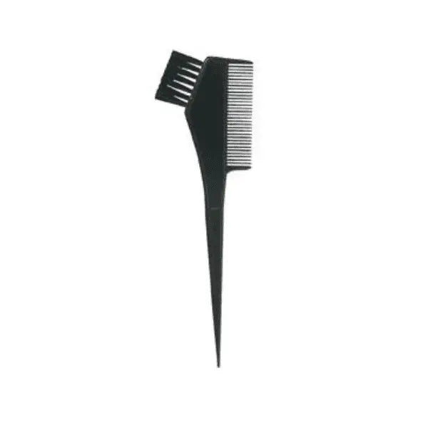 Schwarzer Haartönungskamm und -applikator für professionelle Haarfärbung