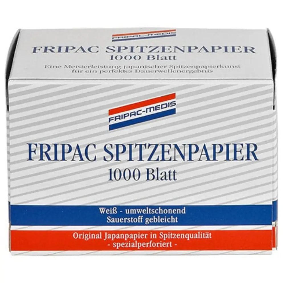 Box mit Fripac Spitzenpapier in weiß, umweltschonend für medizinische Anwendungen