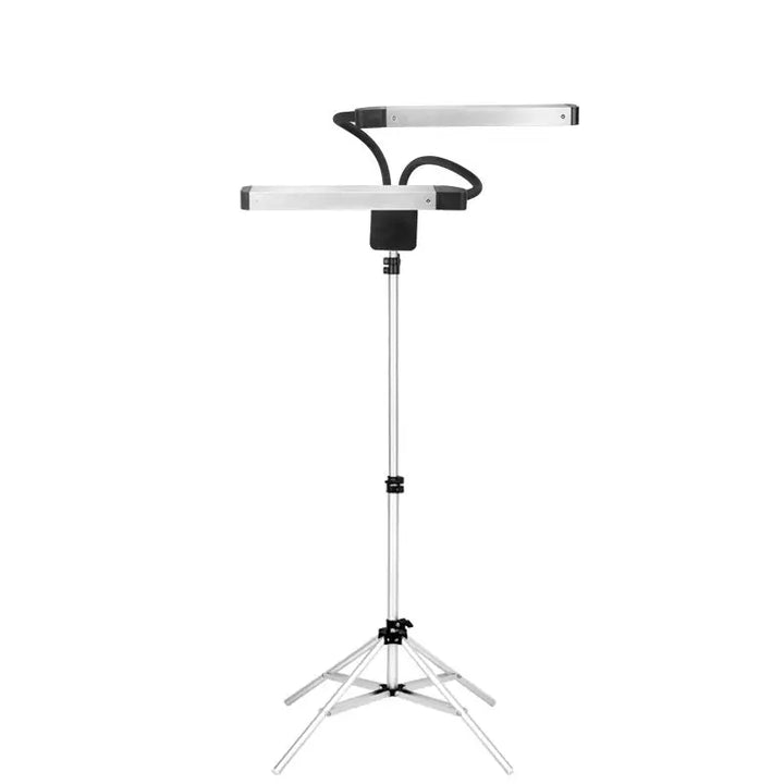 Verstellbare doppelseitige LED-Lampe auf Dreibeinstativ für Wimpern und Make-up Polluks II