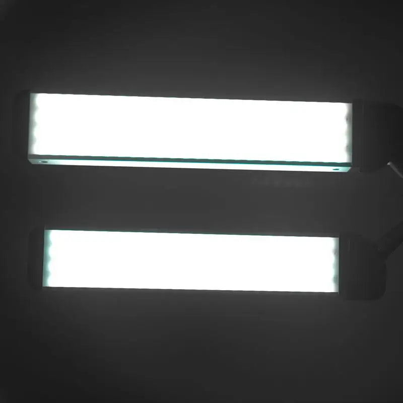Zwei rechteckige LED-Lampen für Wimpern und Make-up Polluks II typ msp-ld01