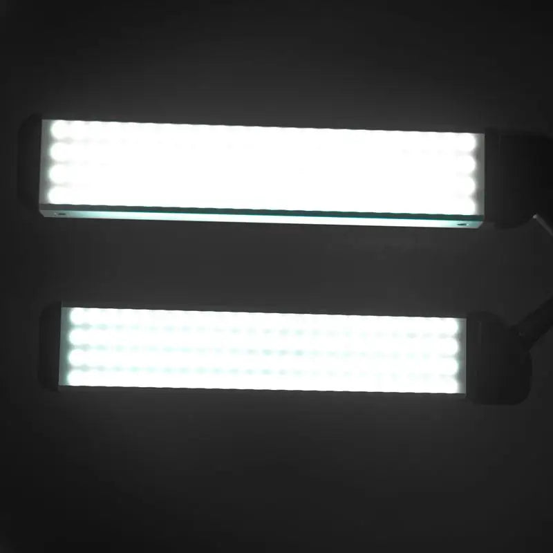 Zwei rechteckige LED Lichtpaneele für Wimpern und Make-up Polluks II typ msp-ld01