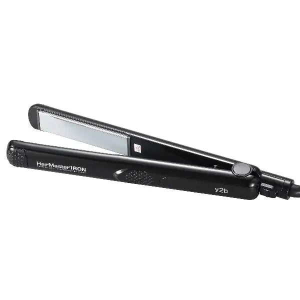 Schwarzer Haarglätter Iron Y2B Olymp Hairmaster für glattes Haar