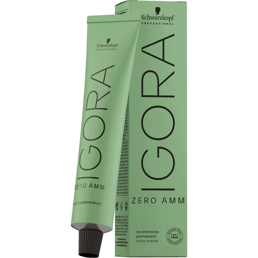 Schwarzkopf Professional Igora Zero Amm 60 ml - 1-0 Schwarz - Haarfarbe