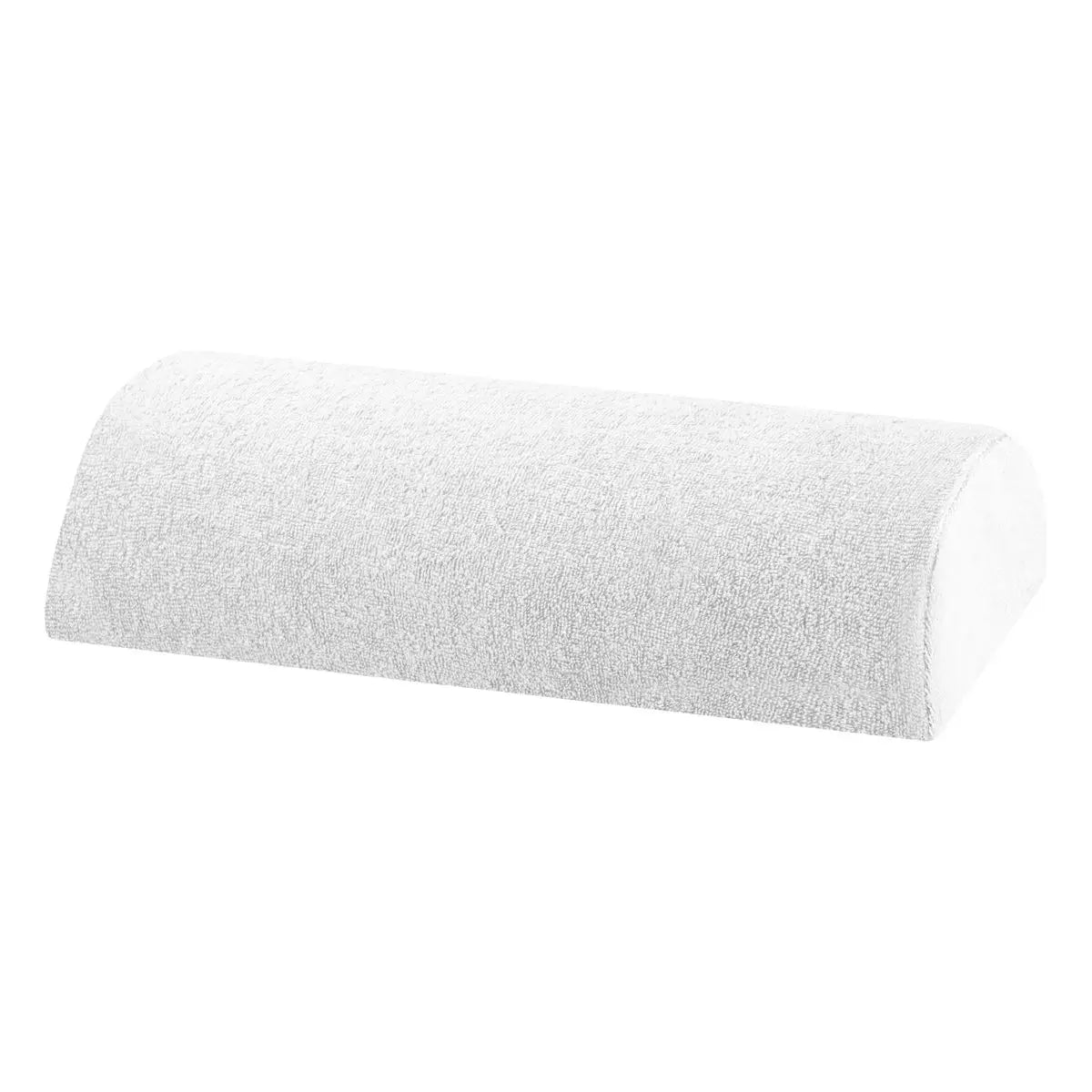 Weiße Terrycloth-Kissenrolle aus der Sammlung Handkissen