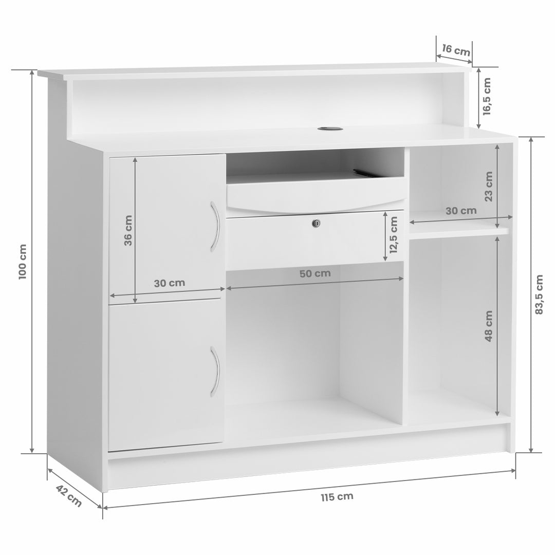 Gabbiano Rezeption G26W Weiß