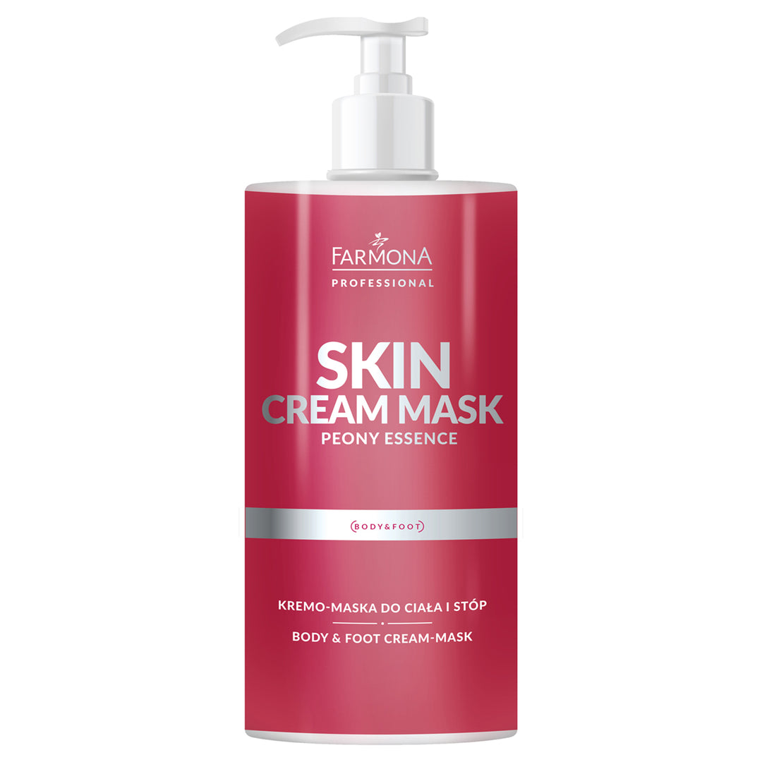 Farmona Hautcrememaske Pfingstrosenessenz Creme-Maske für Körper und Füße Pfingstrose 500 ml