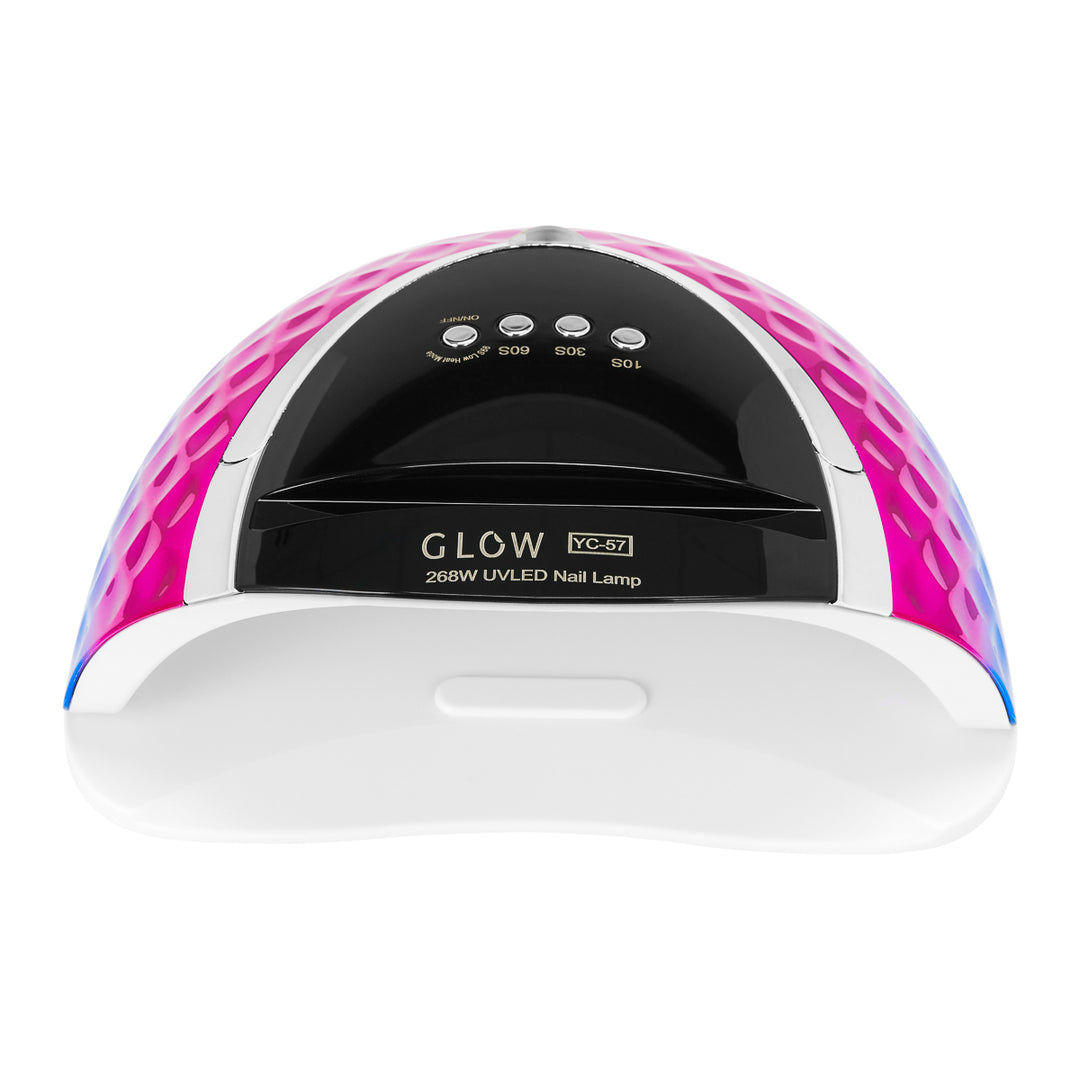 Glow UV LED Lampe YC57 RN blau-pink 268W