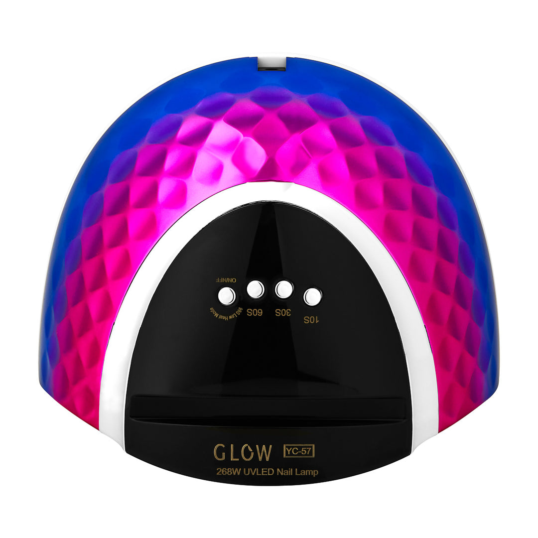 Glow UV LED Lampe YC57 RN blau-pink 268W