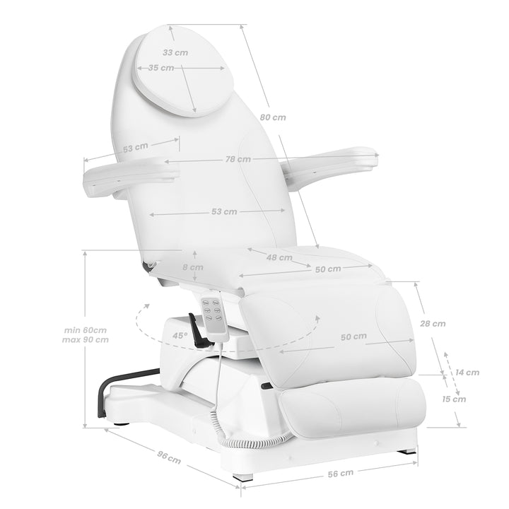 SILLON BASIC 3 ELEKTRISCHE KOSMETIKLIEGE DREHMOTOREN GRAU