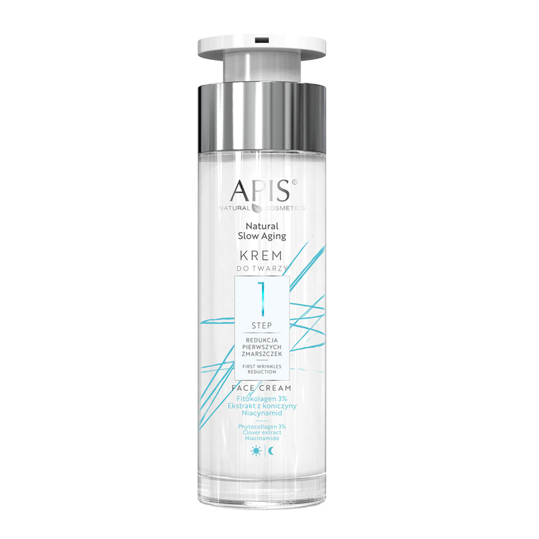 Apis Natural Slow Aging Gesichtscreme SCHRITT 1 Reduzierung der ersten Falten 50 ml