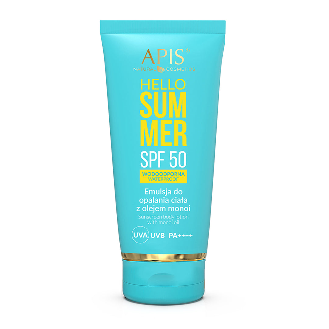 Apis hello summer SPF 50 Sonnencreme mit Monoi-Öl 200 ml