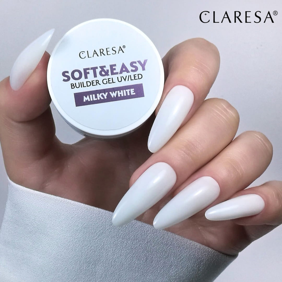 Claresa Aufbaugel Soft&Easy Gel Milch weiß 45g