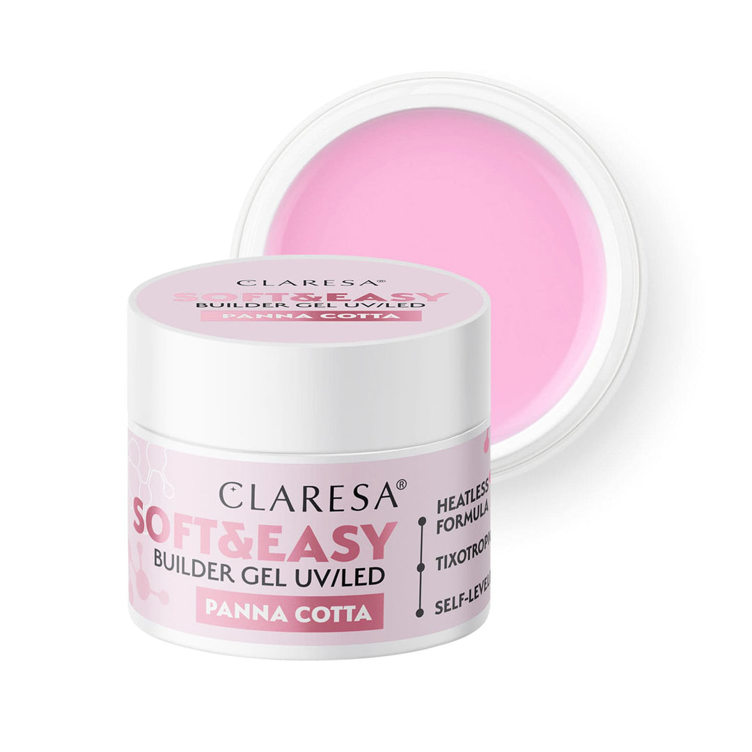 Claresa Aufbaugel Soft&Easy Gel Panna Cotta 12g