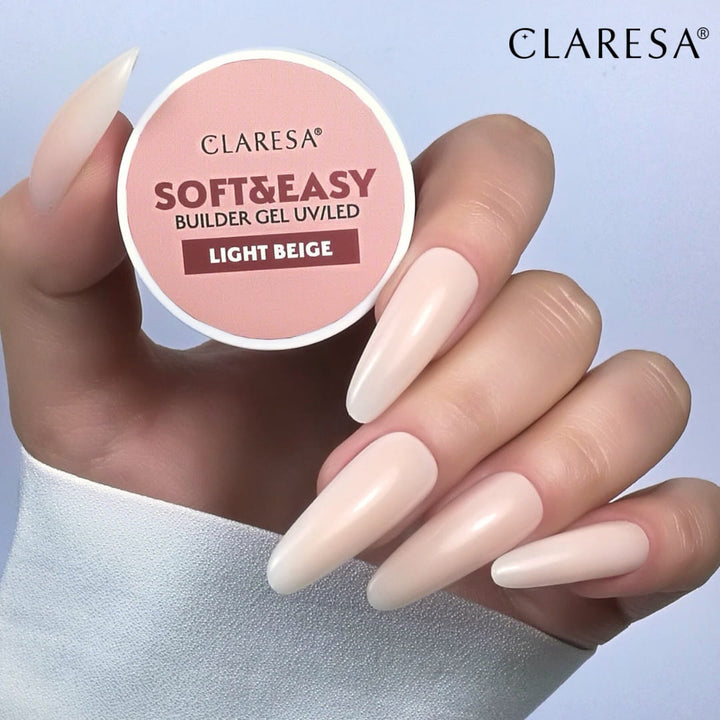 Claresa Aufbaugel Soft&Easy Gel hellbeige 45g