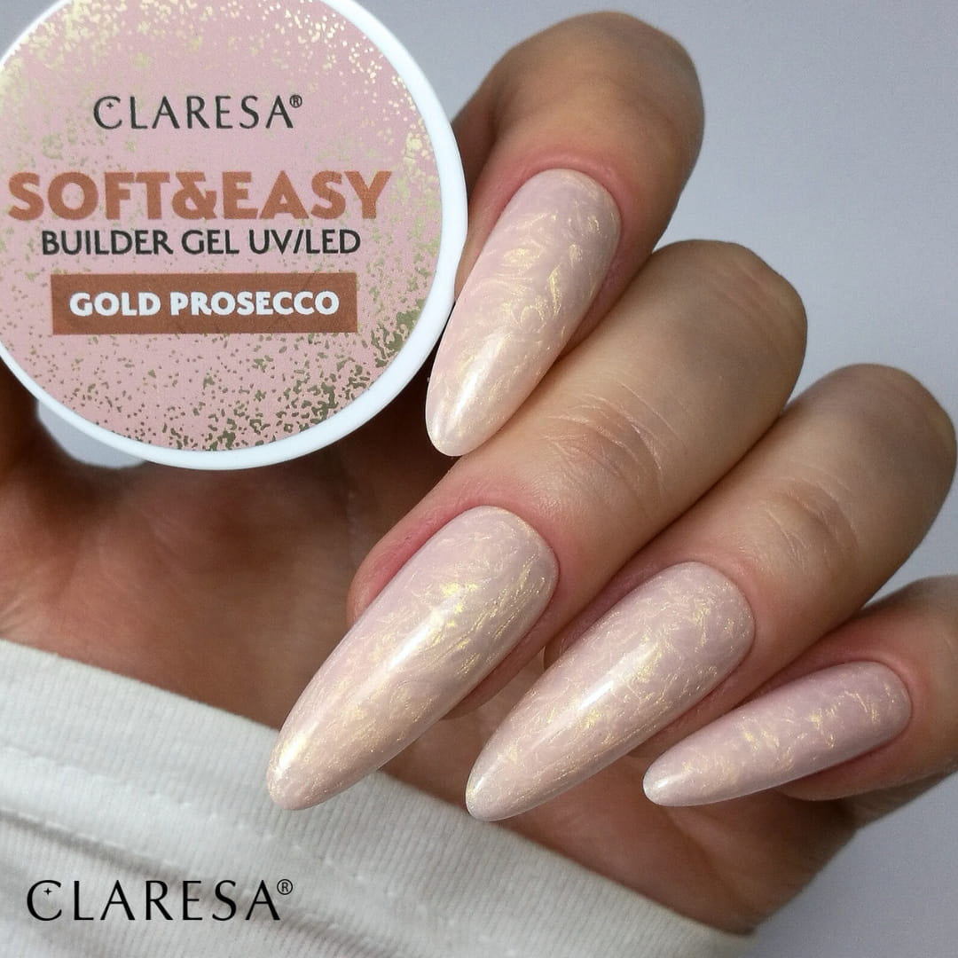 Claresa Aufbaugel Soft&Easy Gold Prosecco 90g