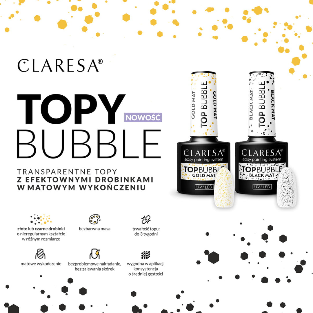 Claresa Top Bubble gold Matt Ohne Wischtuch -5g