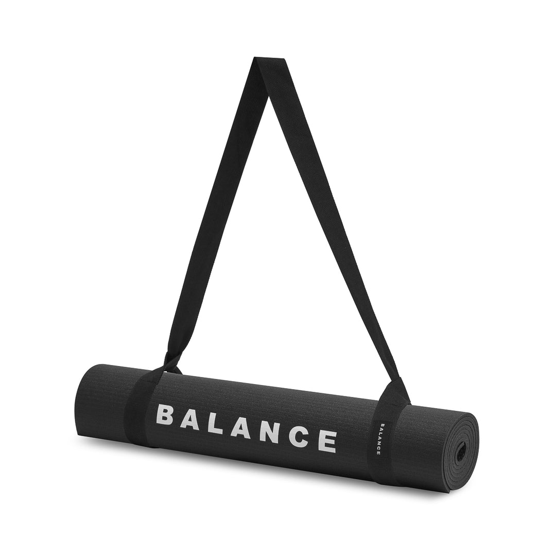 YOGA MAT BALANCE PVC BLACK