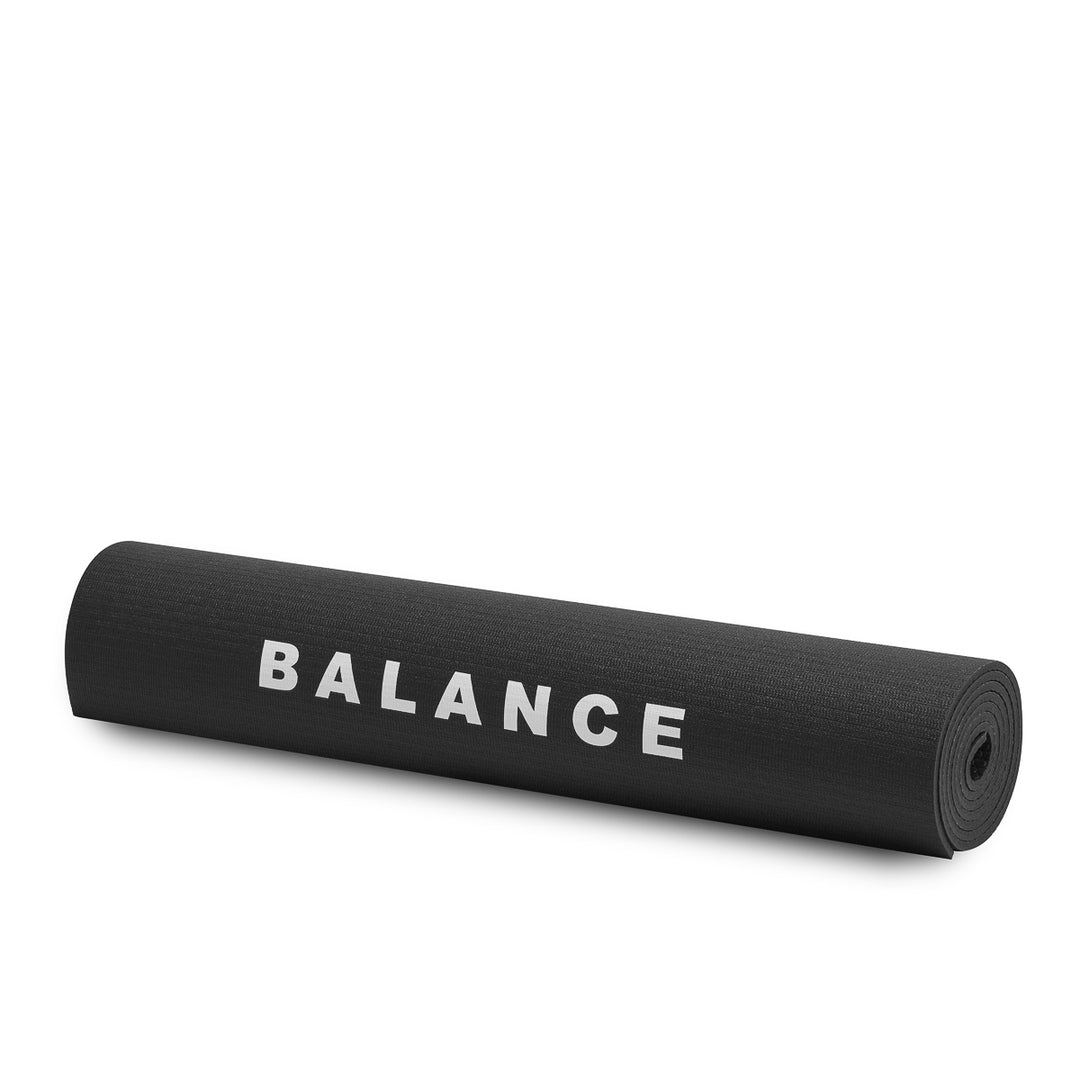 YOGA MAT BALANCE PVC BLACK