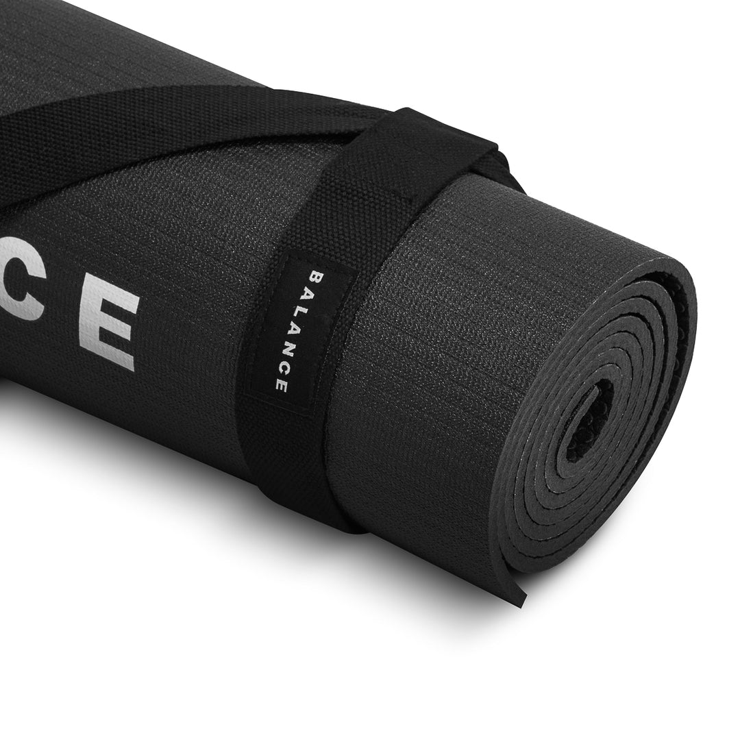 YOGA MAT BALANCE PVC BLACK