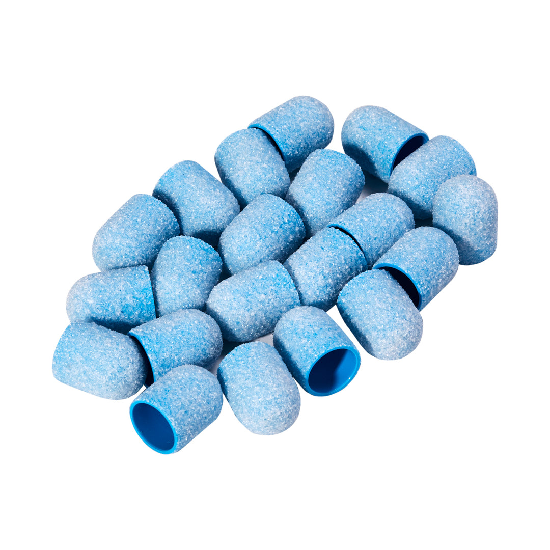 Exo blau med Schleifkappe 13mm /60 20pcs Hartkappe