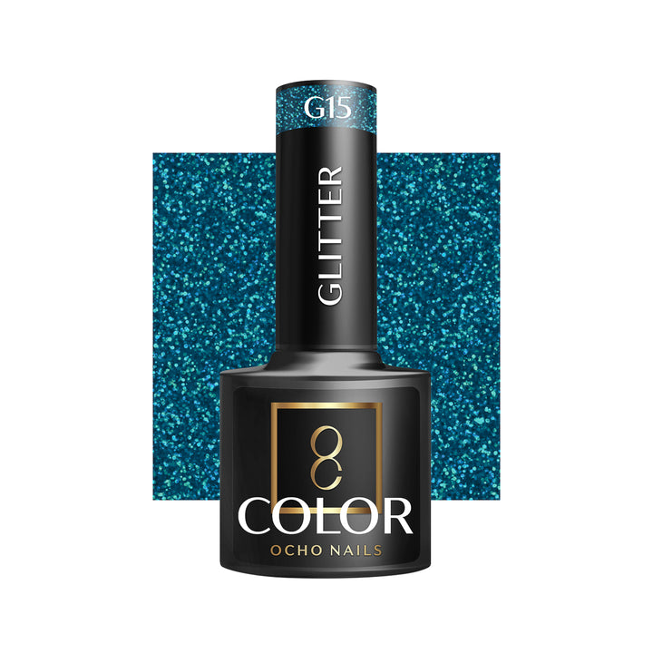 OCHO NAILS Hybrid-Nagellack glitter G15 -5 g