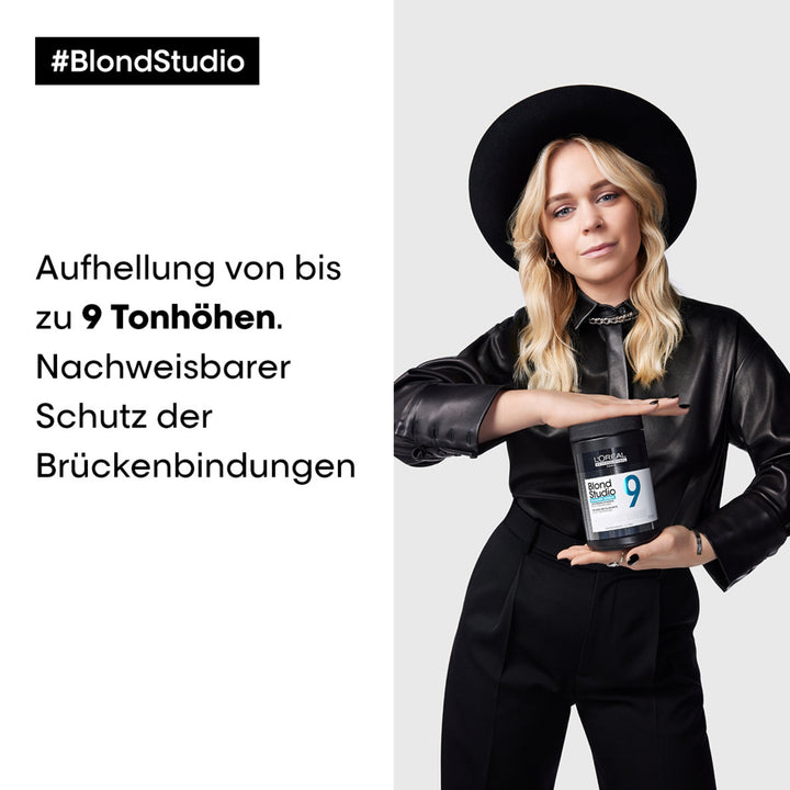 L´Oréal Blond Studio Multi-Technik 9 Blondierungspulver mit integriertem Bonder