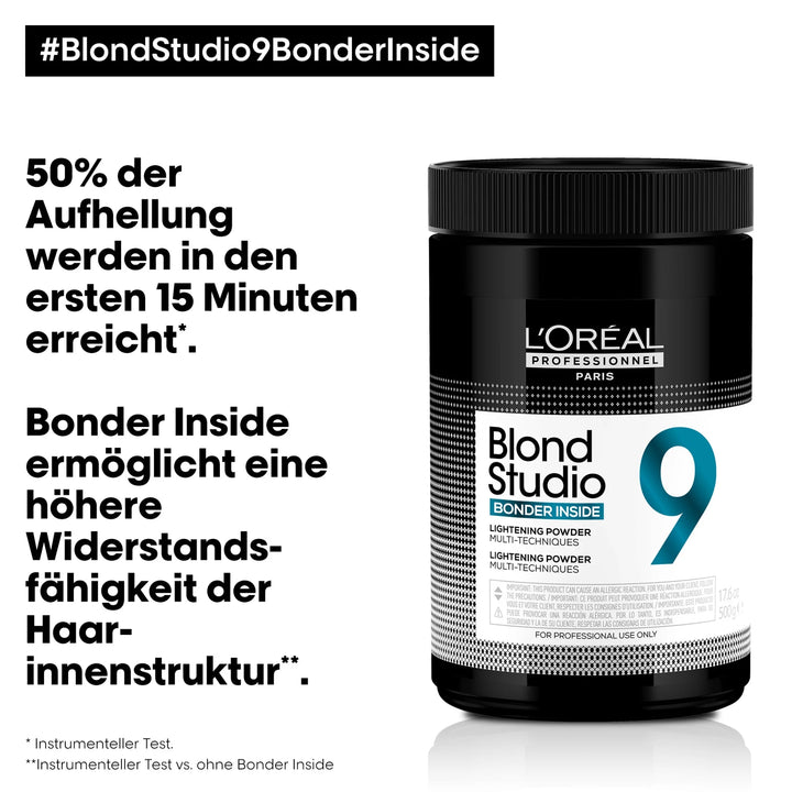 L´Oréal Blond Studio Multi-Technik 9 Blondierungspulver mit integriertem Bonder