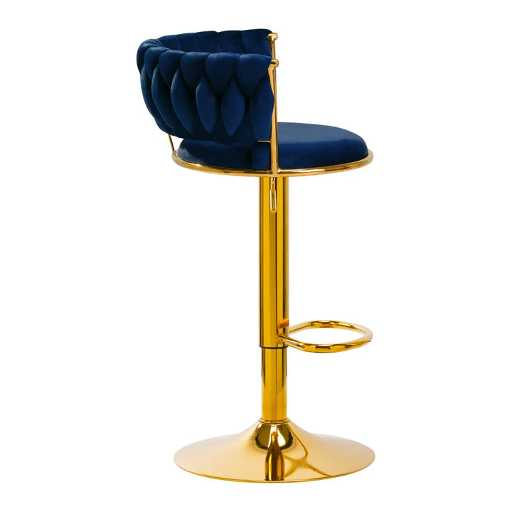 4Rico Barhocker QS-B313a Samt marineblau - Barhocker