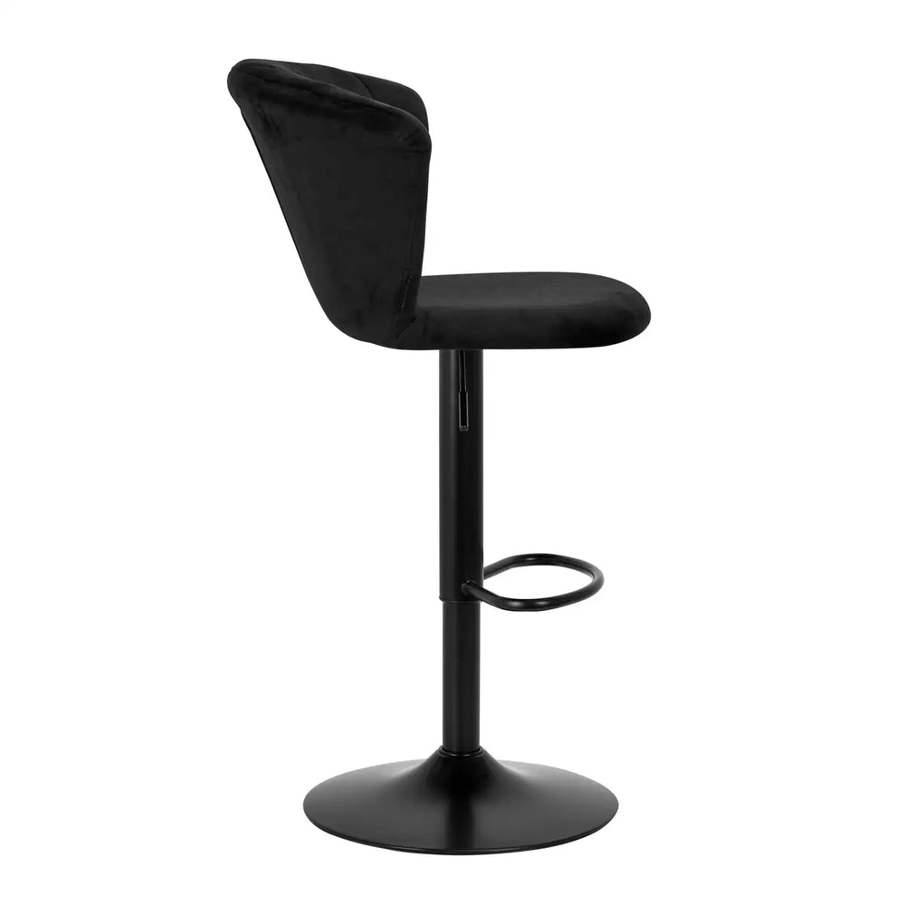 4Rico Barhocker QS-B801 samt schwarz - Barhocker