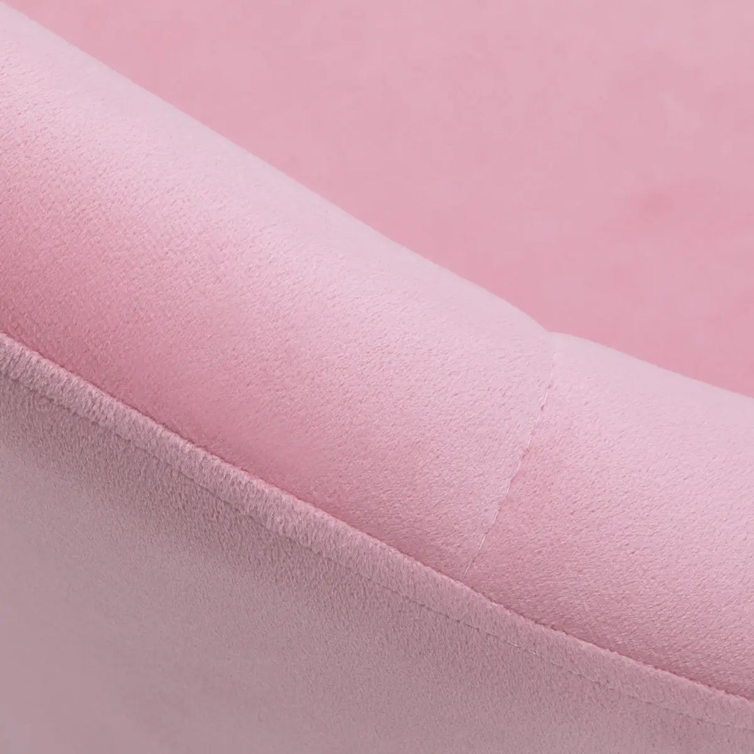4Rico Drehstuhl QS-BL12G Rosa - Drehstuhl