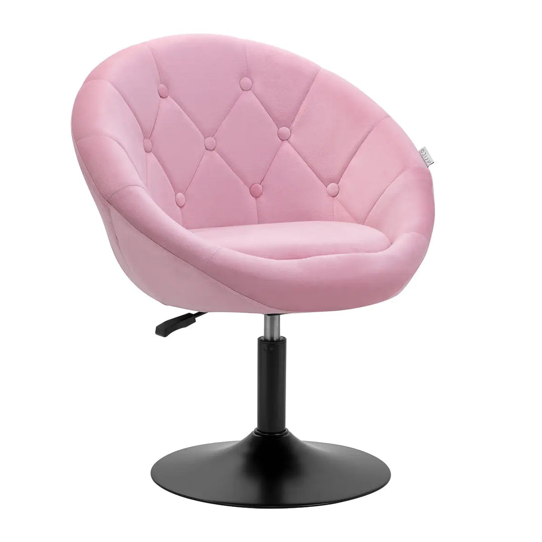 4Rico Drehstuhl QS-BL12G Rosa - Drehstuhl