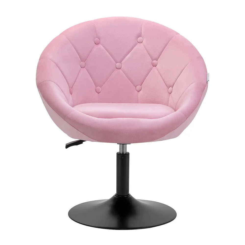 4Rico Drehstuhl QS-BL12G Rosa - Drehstuhl