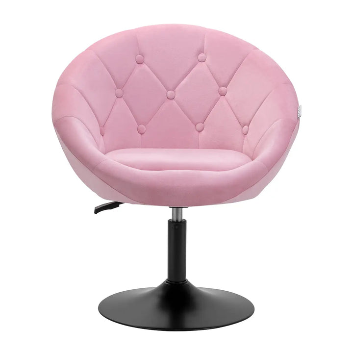 4Rico Drehstuhl QS-BL12G Rosa - Drehstuhl