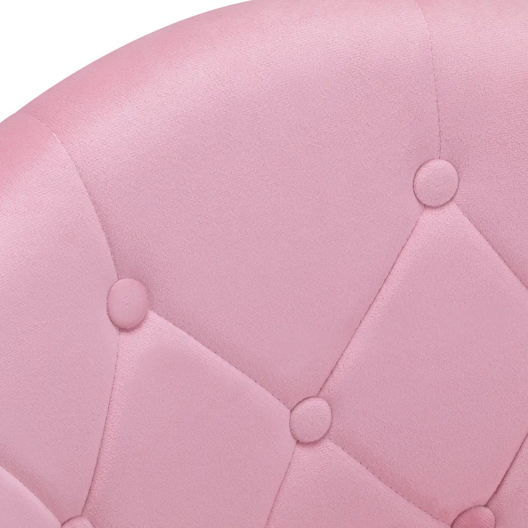 4Rico Drehstuhl QS-BL12G Rosa - Drehstuhl
