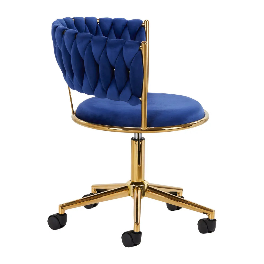 4Rico Drehstuhl QS-GW01G marineblau - Drehstuhl