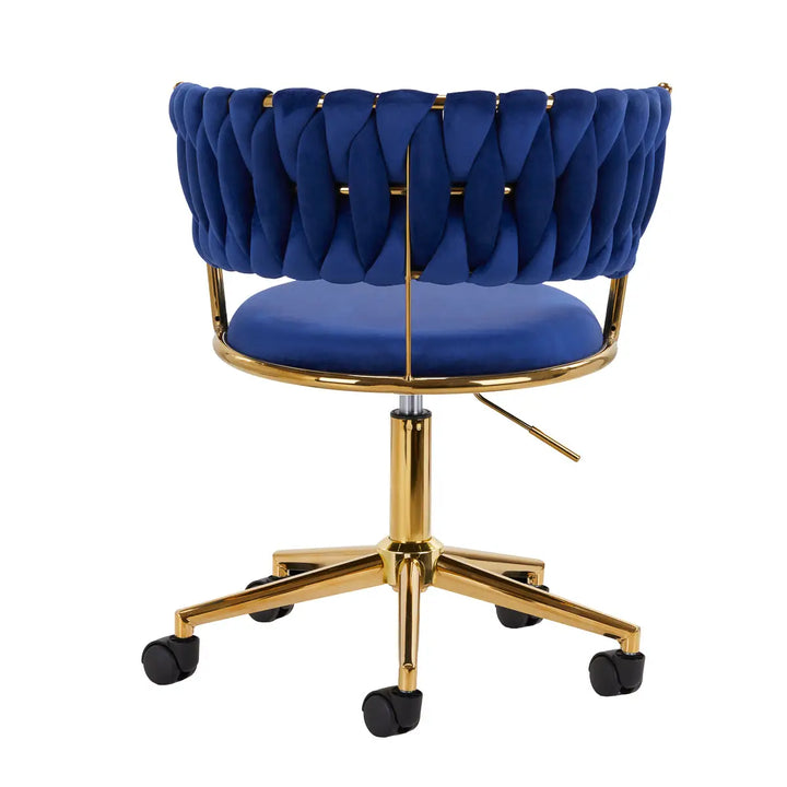 4Rico Drehstuhl QS-GW01G marineblau - Drehstuhl