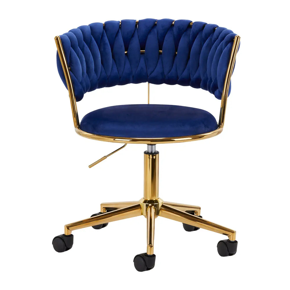 4Rico Drehstuhl QS-GW01G marineblau - Drehstuhl