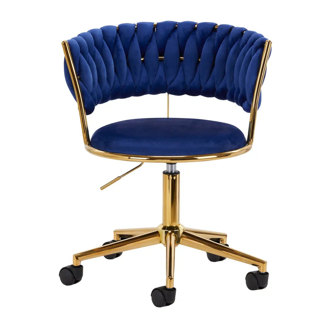 4Rico Drehstuhl QS-GW01G marineblau - Drehstuhl
