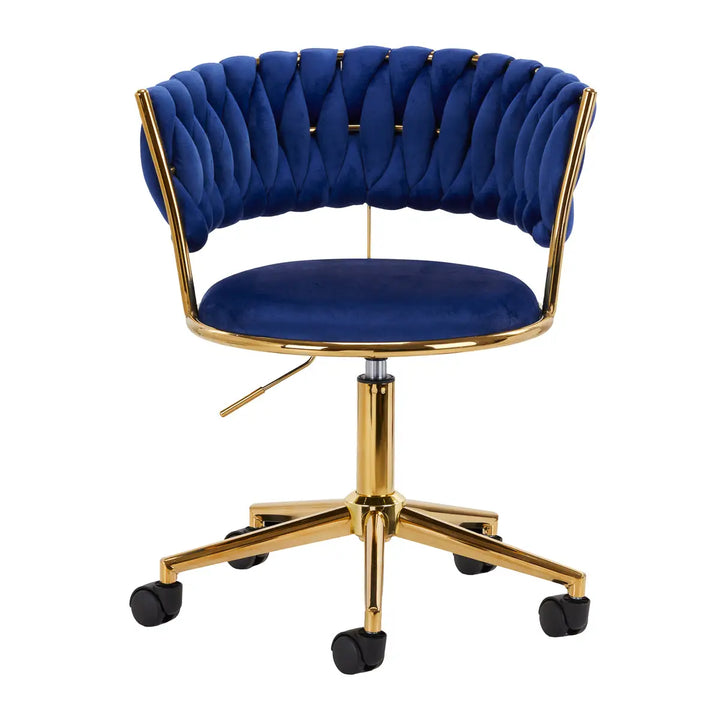 4Rico Drehstuhl QS-GW01G marineblau - Drehstuhl
