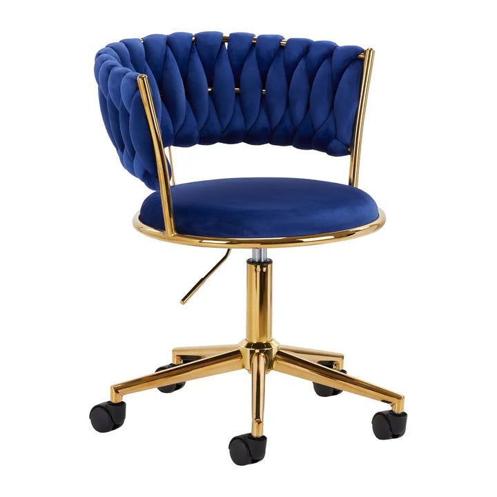 4Rico Drehstuhl QS-GW01G marineblau - Drehstuhl