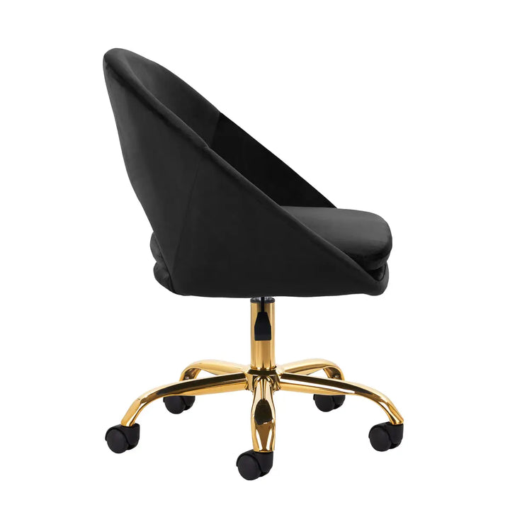 4Rico Drehstuhl QS-MF18G schwarz - Drehstuhl
