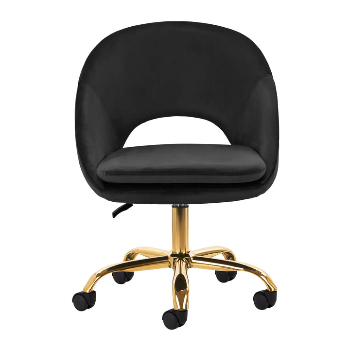 4Rico Drehstuhl QS-MF18G schwarz - Drehstuhl