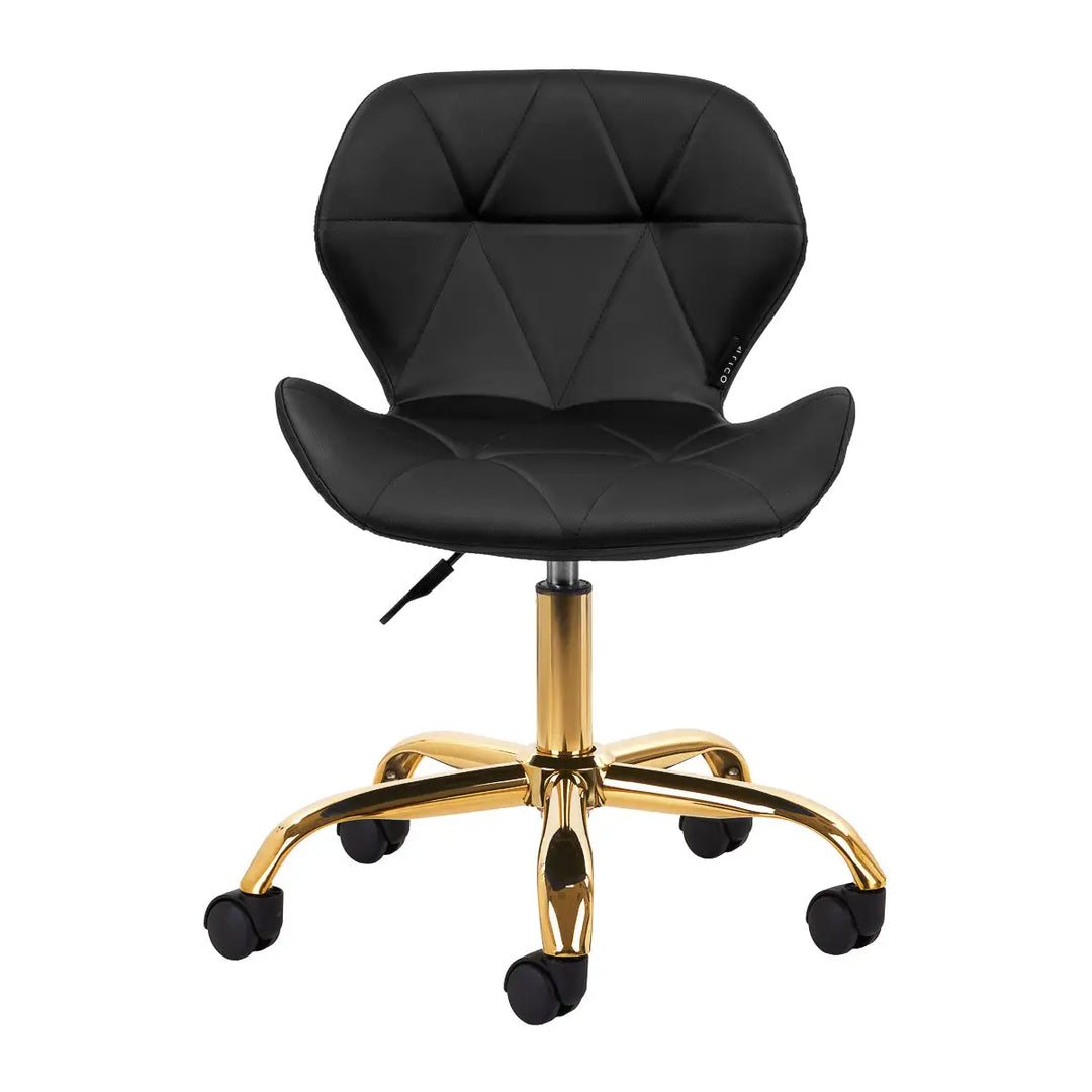 4Rico Kosmetikhocker QS-06G schwarz - Kosmetikhocker
