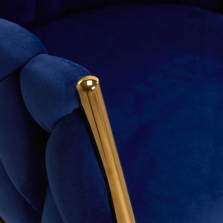4Rico Stuhl QS-GW06G marineblau - Kosmetikstuhl