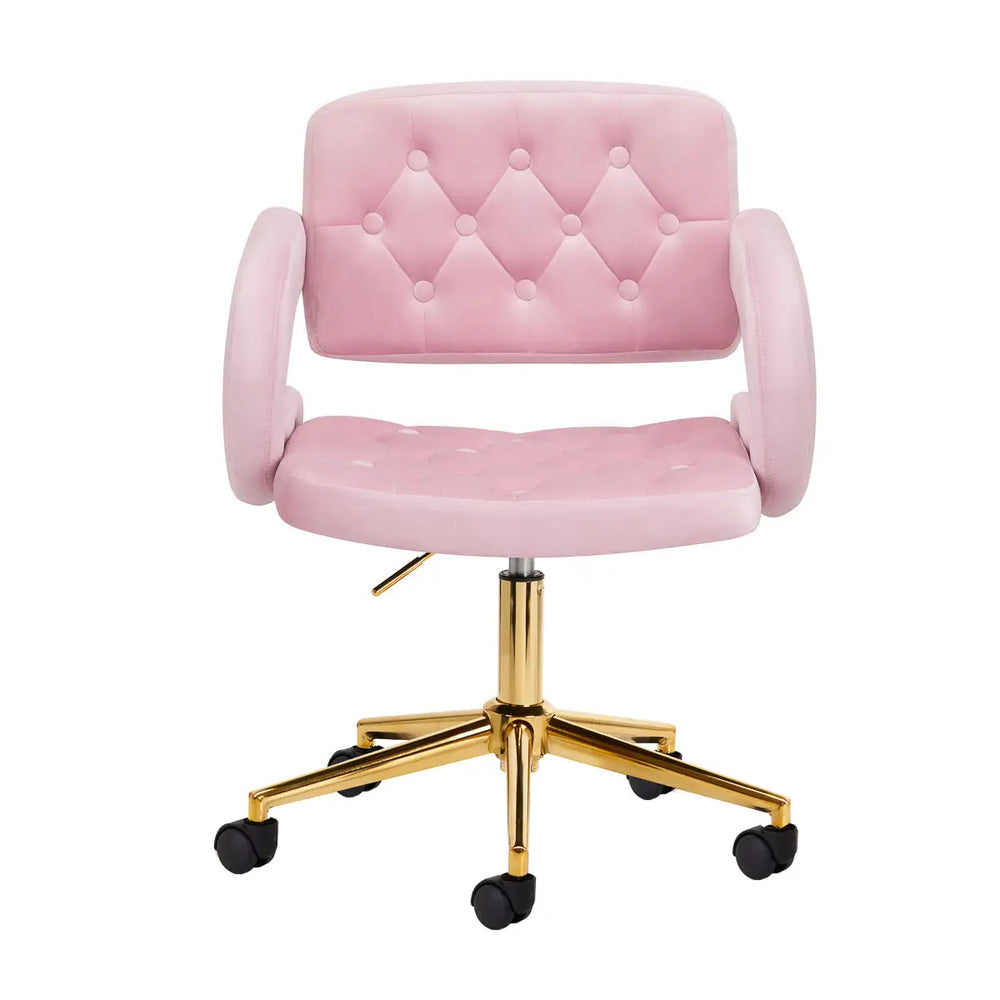4Rico Stuhl QS-OF213G rosa - Kosmetikstuhl