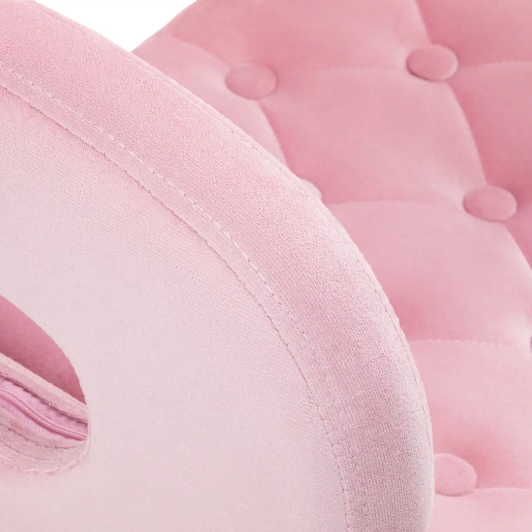 4Rico Stuhl QS-OF213G rosa - Kosmetikstuhl