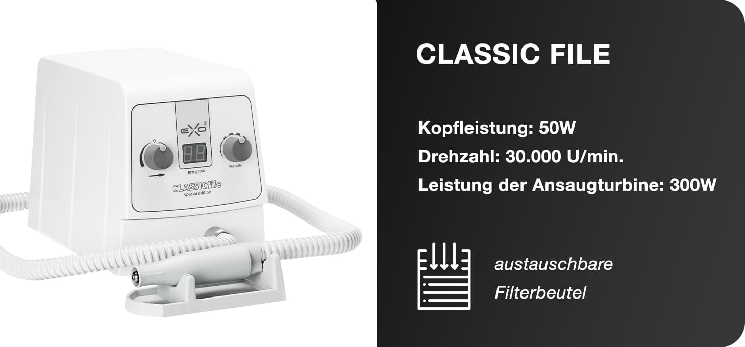Fräser mit Absaugung Exo Classic File